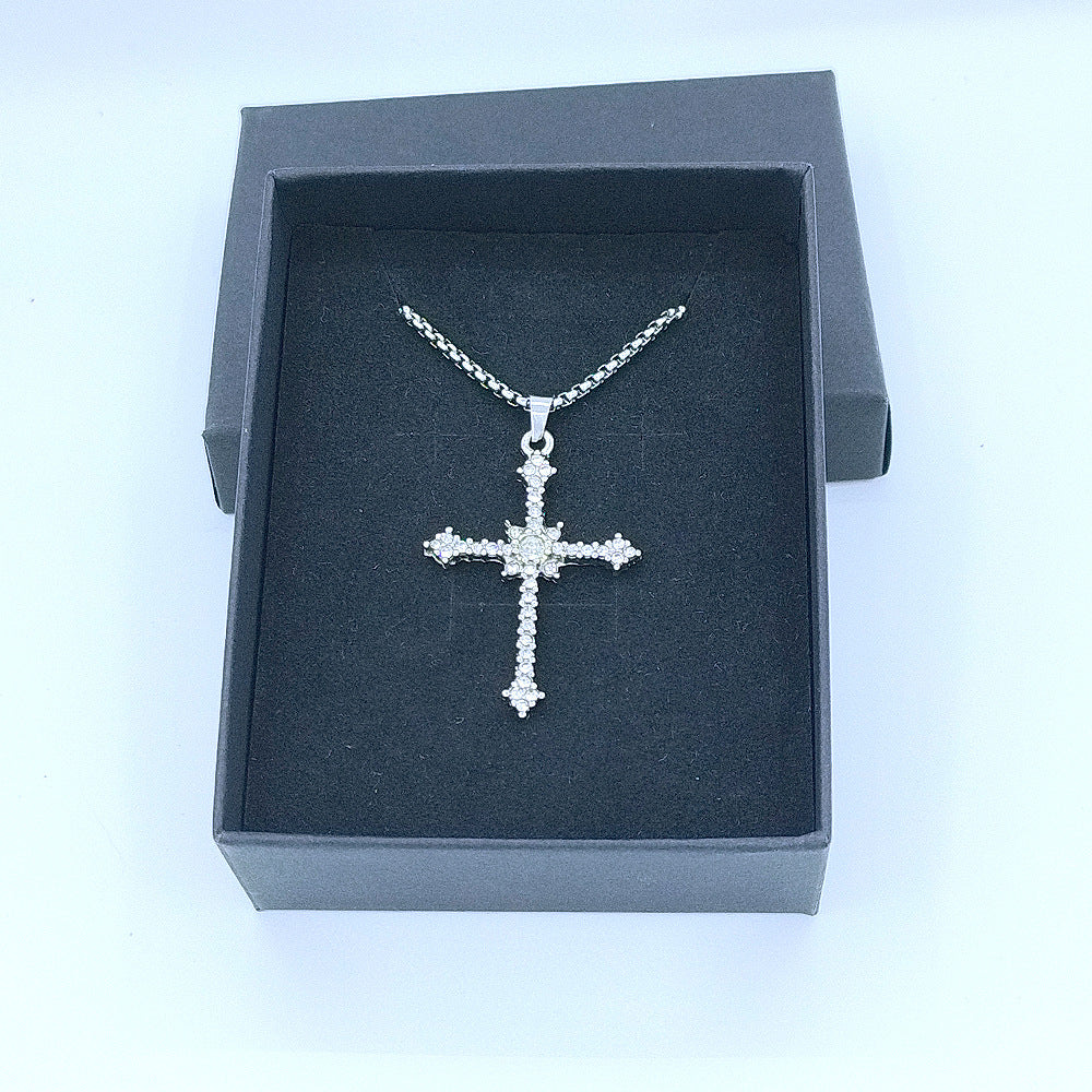 Wholesale Diamond Cross Pendant Necklace